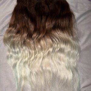 Bellami hair Extensions - 16 inches  Brown and Blonde Ombre Hair Extensions